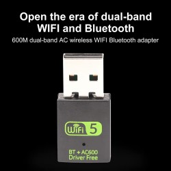 Clé Wi-Fi USB 2.4/5 GHz 600Mbps